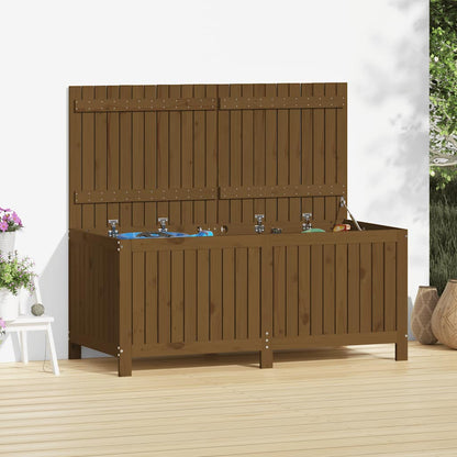 vidaXL Garden Storage Box | Honey brown | Solid pine wood | 147x68x64 cm