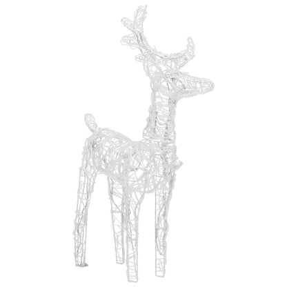 vidaXL Christmas Reindeers 6 pcs Blue 240 LEDs Acrylic