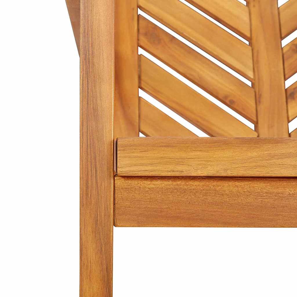 vidaXL Garden Dining Set 3 pcs Brown Solid Acacia Wood - 90 x 90 x 74 cm