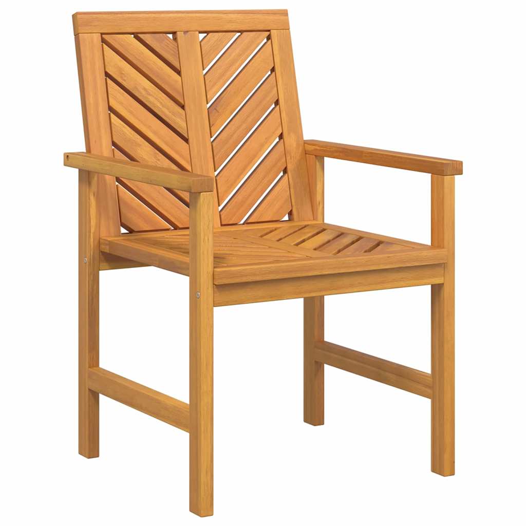 vidaXL Garden Dining Set 5 pcs Brown Solid Acacia Wood - 90 x 90 x 74 cm