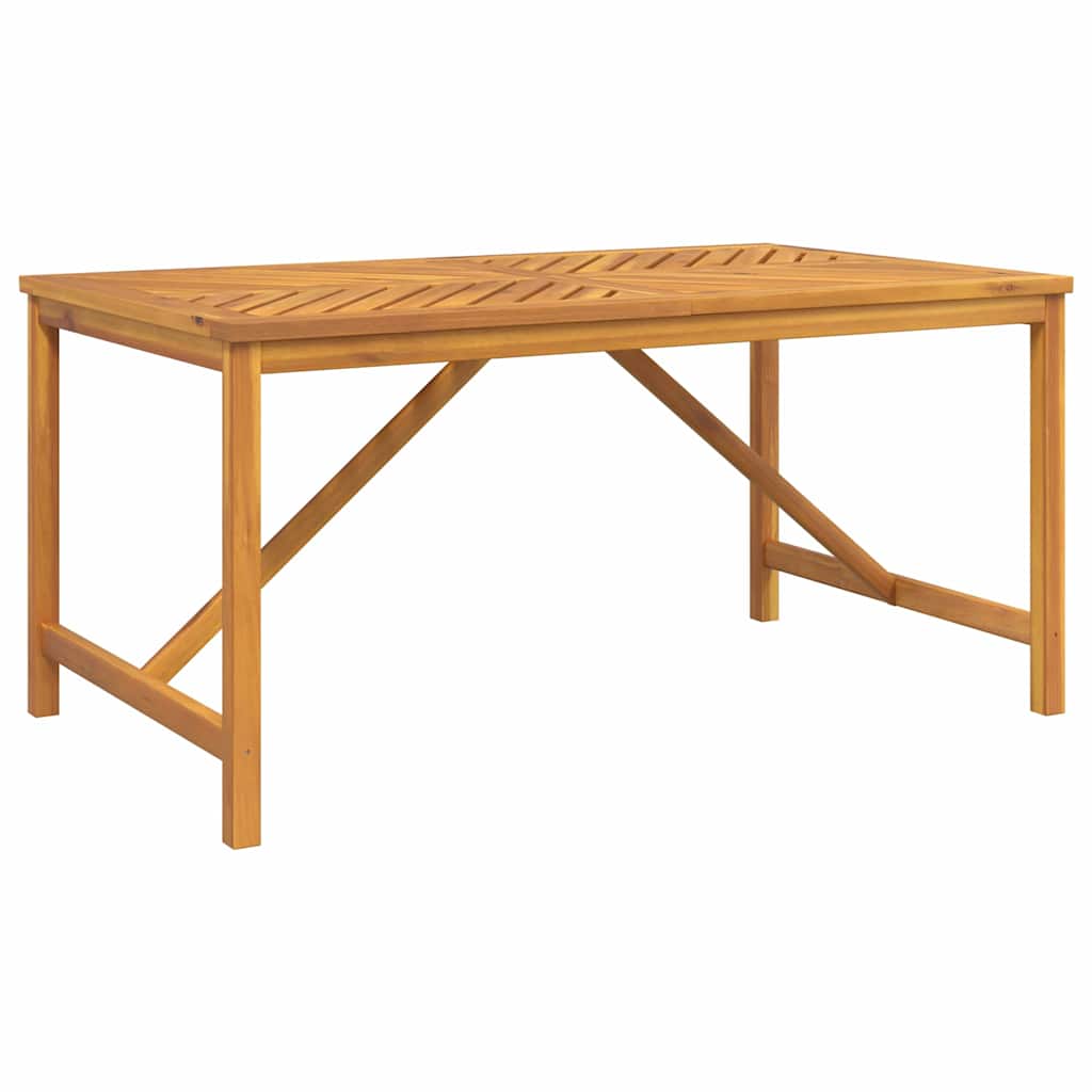 vidaXL Garden Dining Set 7 pcs Brown Solid Acacia Wood - 150 x 90 x 74 cm