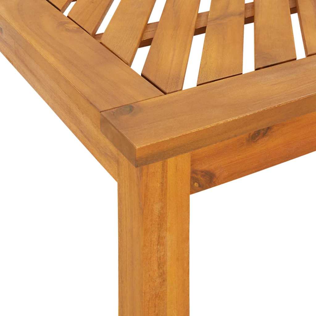 vidaXL Garden Dining Set 3 pcs Brown Solid Acacia Wood - 150 x 90 x 74 cm