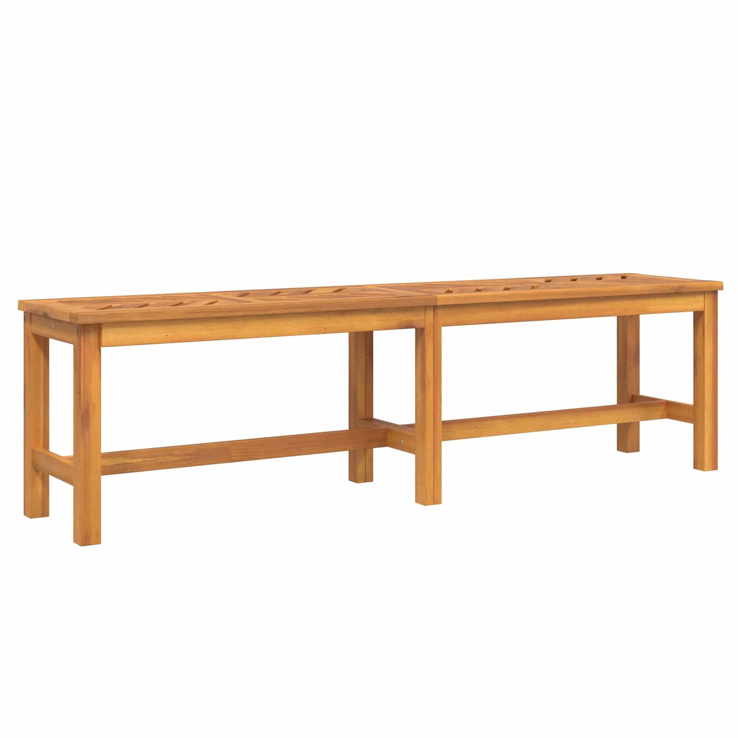 vidaXL Garden Dining Set 5 pcs Brown Solid Acacia Wood - 200 x 90 x 74 cm