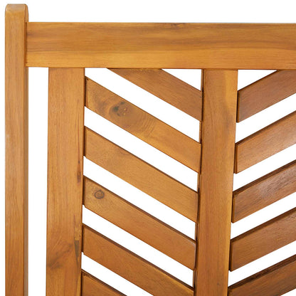 vidaXL Garden Dining Set 3 pcs Brown Solid Acacia Wood - 150 x 90 x 60 cm