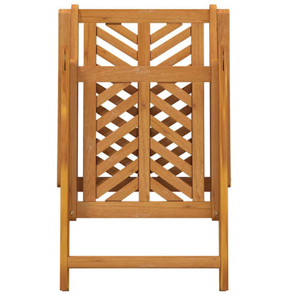 vidaXL Garden Dining Set 5 pcs Brown Solid Acacia Wood - 150 x 90 x 74 cm - 23639