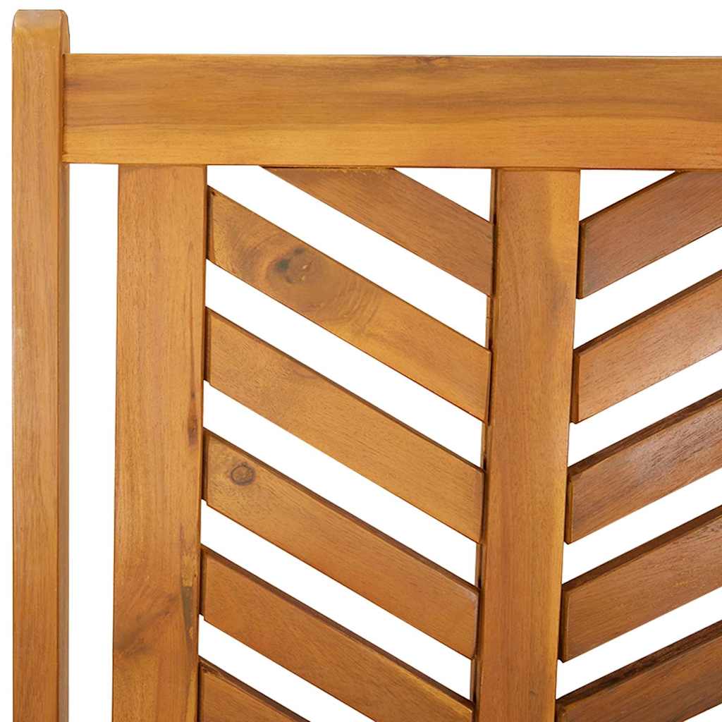 vidaXL Garden Dining Set 7 pcs Brown Solid Acacia Wood - 150 x 90 x 74 cm - 23650