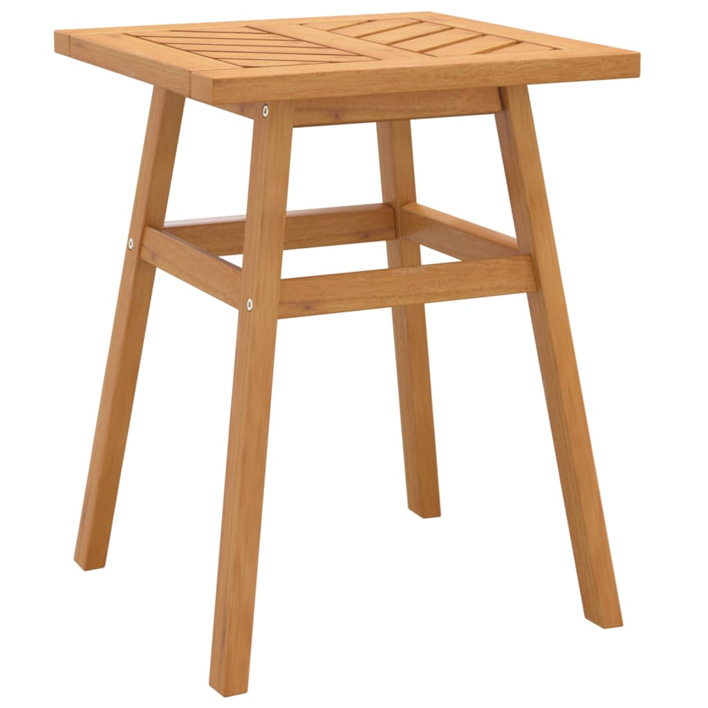 vidaXL Side Table 45x45x60 cm Solid Wood Acacia - Brown