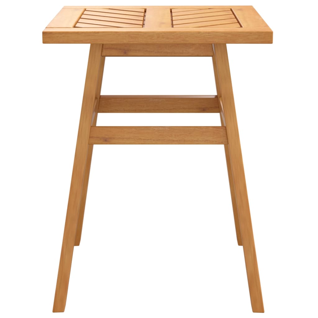 vidaXL Side Table 45x45x60 cm Solid Wood Acacia - Brown