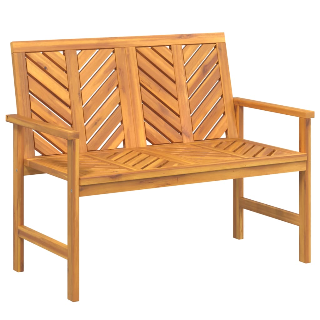 vidaXL Garden Bench 109 cm Solid Wood Acacia - Brown