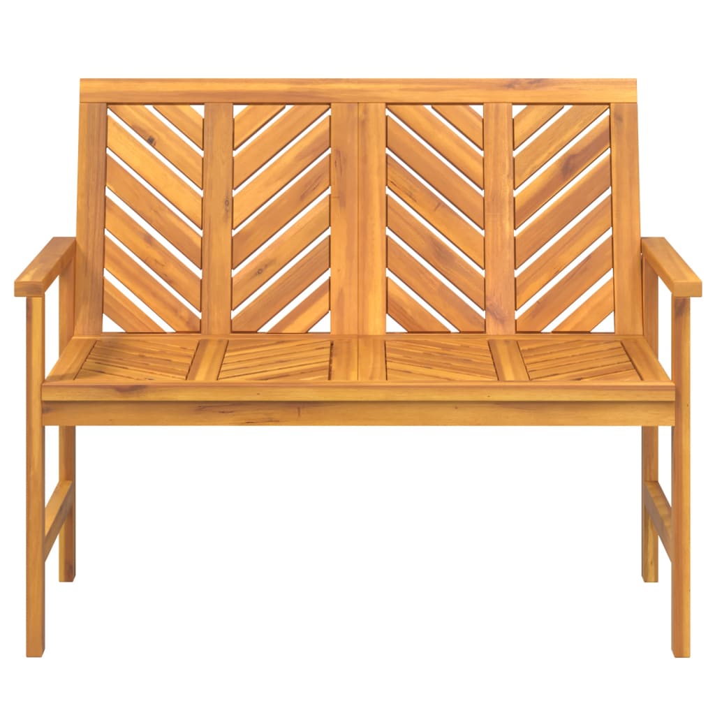 vidaXL Garden Bench 109 cm Solid Wood Acacia - Brown