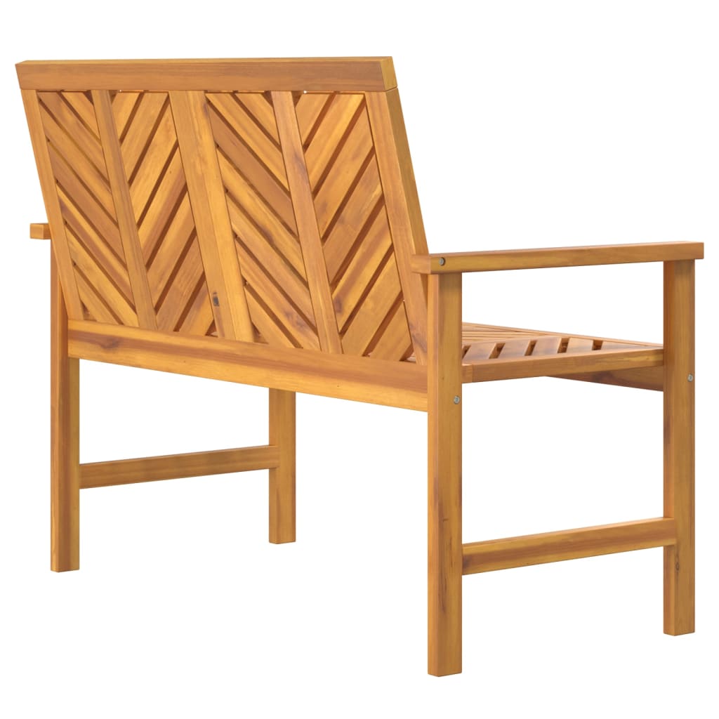 vidaXL Garden Bench 109 cm Solid Wood Acacia - Brown