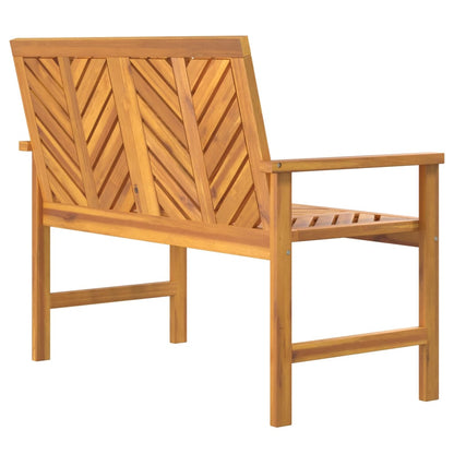 vidaXL Garden Bench 109 cm Solid Wood Acacia - Brown