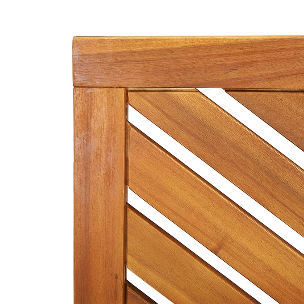 vidaXL Garden Bench 109 cm Solid Wood Acacia - Brown