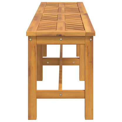vidaXL Garden Bench 150 cm Solid Wood Acacia - Brown - 150 x 35 x 45 cm