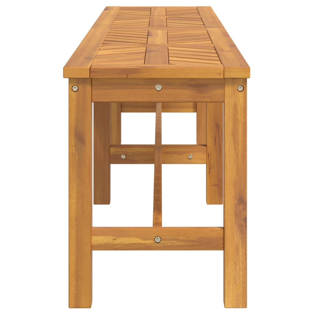 vidaXL Garden Bench 180 cm Solid Wood Acacia - Brown - 180 x 35 x 45 cm