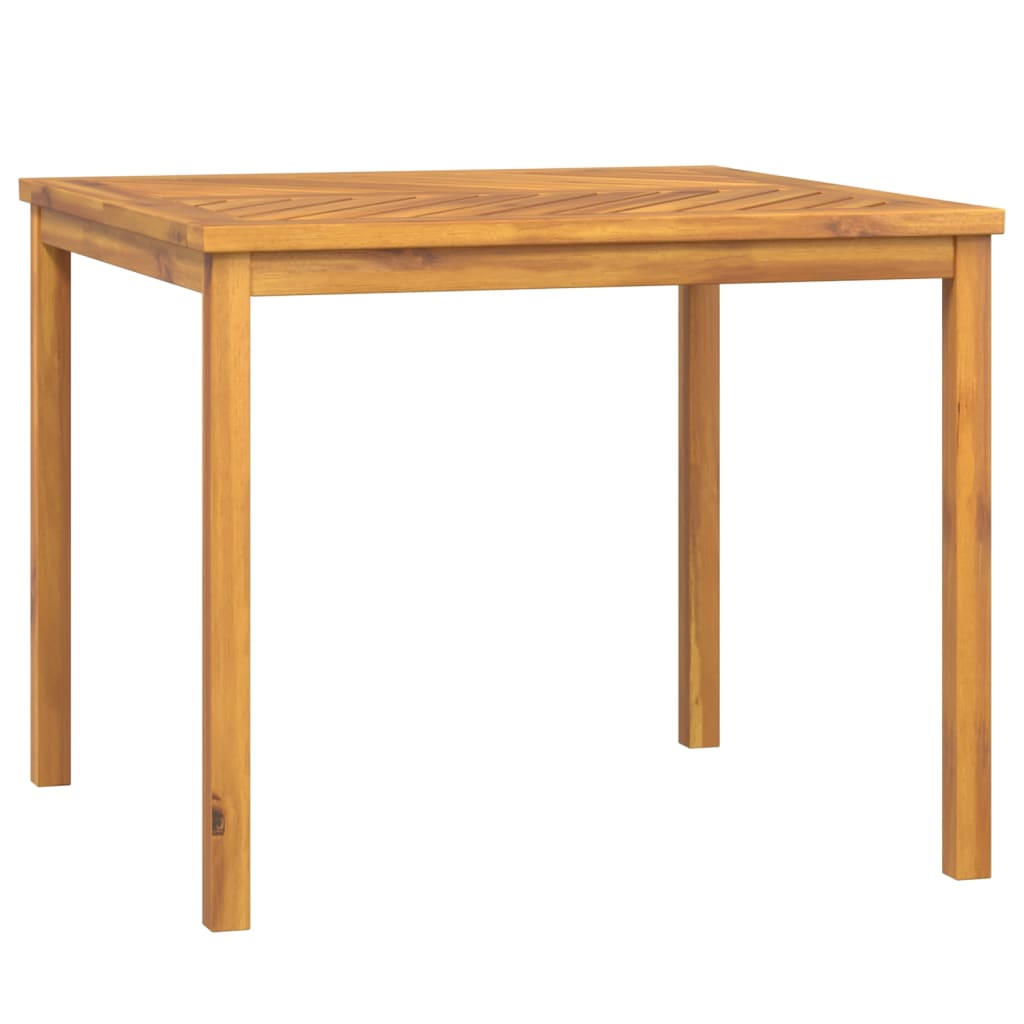 vidaXL Garden Dining Table 90x90x74 cm Solid Wood Acacia - Brown
