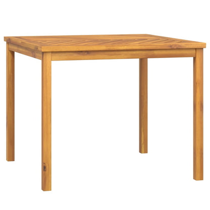 vidaXL Garden Dining Table 90x90x74 cm Solid Wood Acacia - Brown
