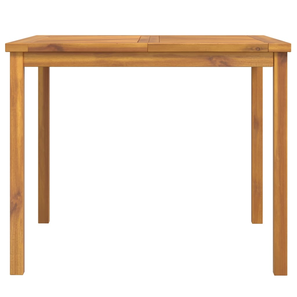 vidaXL Garden Dining Table 90x90x74 cm Solid Wood Acacia - Brown