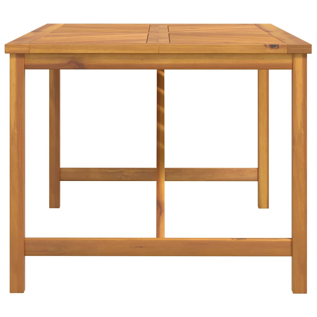 vidaXL Garden Dining Table 150x90x74 cm Solid Wood Acacia - Brown