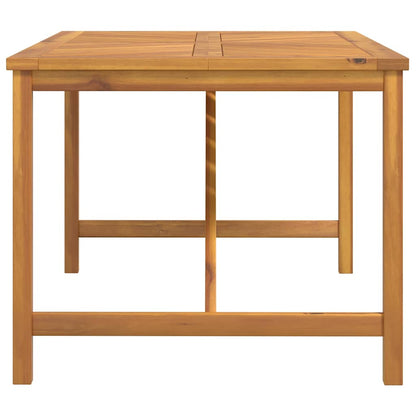 vidaXL Garden Dining Table 150x90x74 cm Solid Wood Acacia - Brown