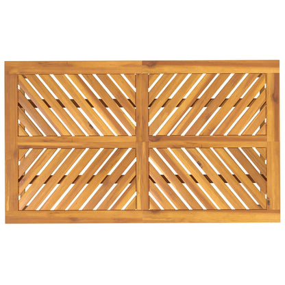 vidaXL Garden Dining Table 150x90x74 cm Solid Wood Acacia - Brown