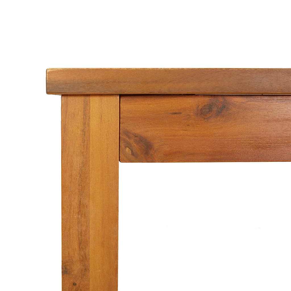 vidaXL Garden Dining Table 150x90x74 cm Solid Wood Acacia - Brown