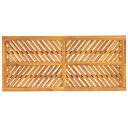 vidaXL Garden Dining Table 200x90x74 cm Solid Wood Acacia - Brown