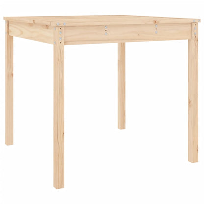 vidaXL Garden Table 82.5x82.5x76 cm Solid Wood Pine - Brown