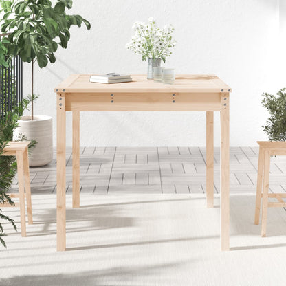vidaXL Garden Table 82.5x82.5x76 cm Solid Wood Pine - Brown