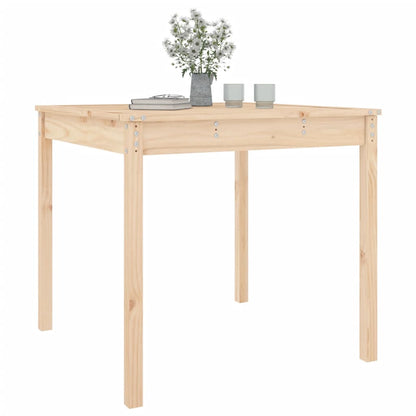 vidaXL Garden Table 82.5x82.5x76 cm Solid Wood Pine - Brown
