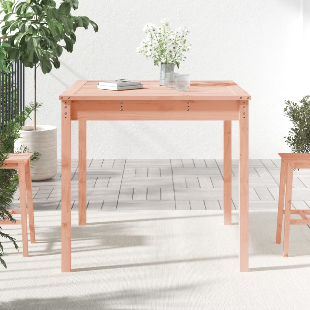 vidaXL Garden Table 82.5x82.5x76 cm Solid Wood Douglas - Brown