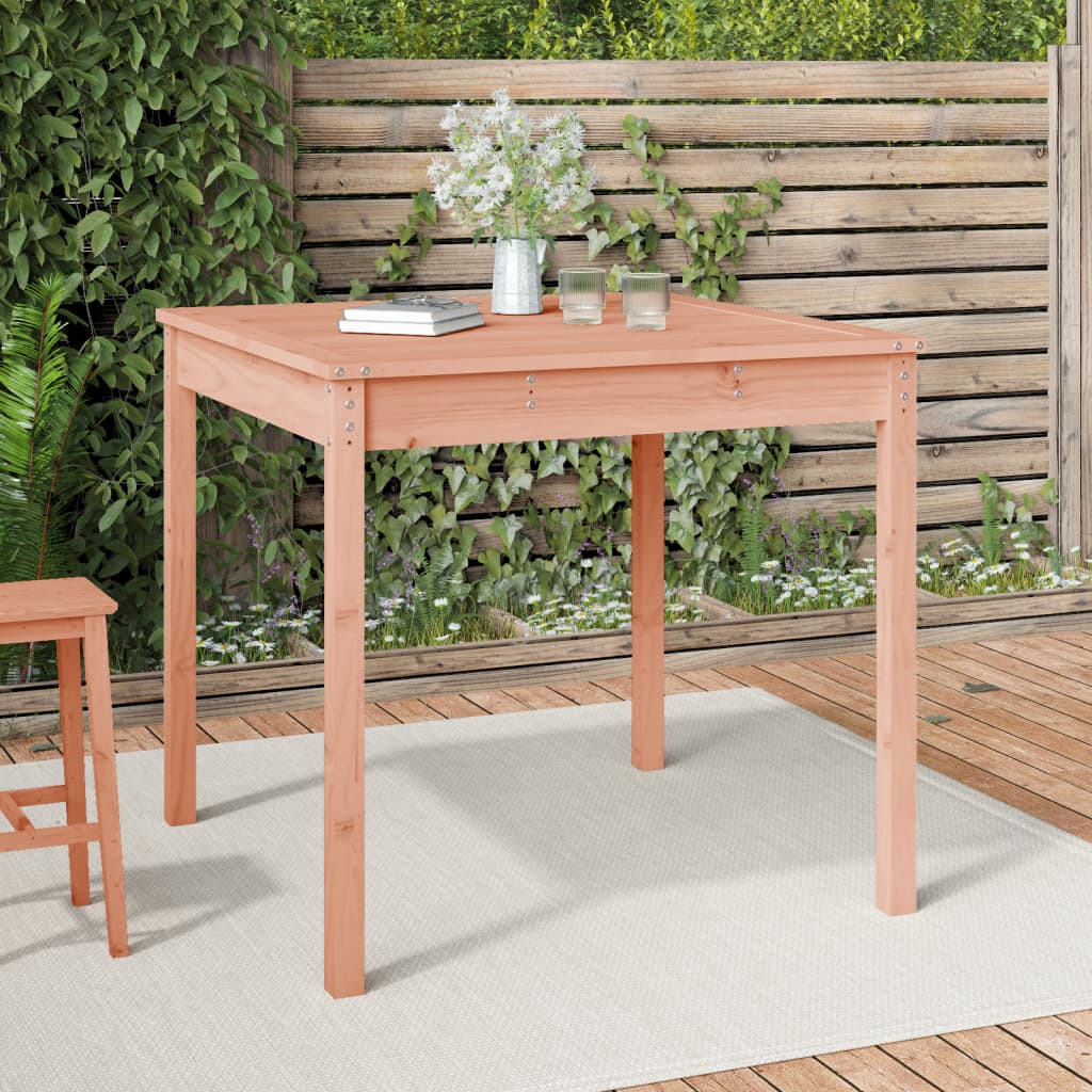 vidaXL Garden Table 82.5x82.5x76 cm Solid Wood Douglas - Brown