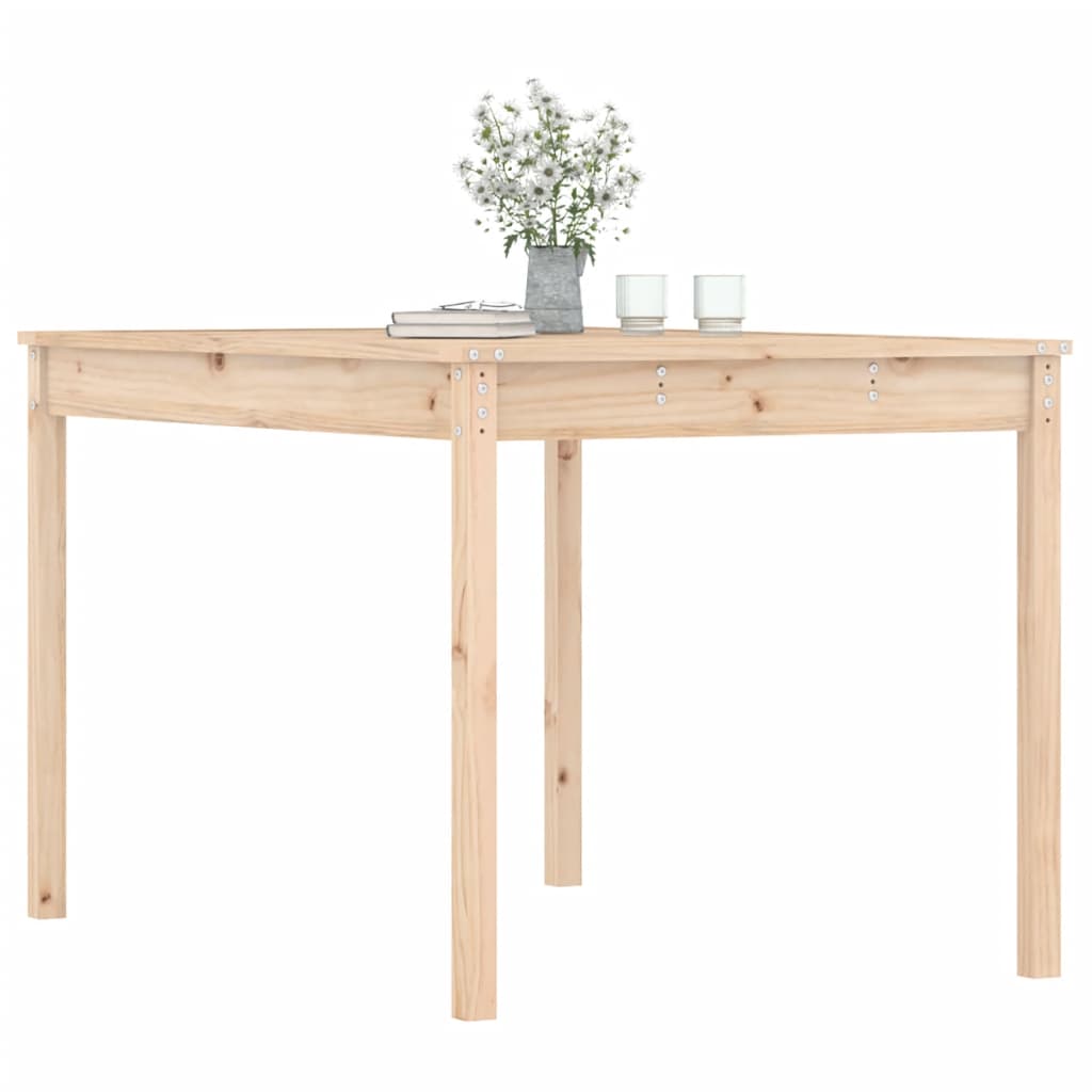 vidaXL Garden Table 121x82.5x76 cm Solid Wood Pine - Brown