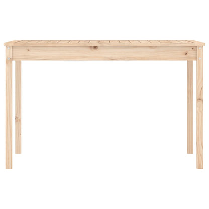 vidaXL Garden Table 121x82.5x76 cm Solid Wood Pine - Brown