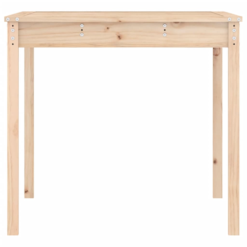 vidaXL Garden Table 121x82.5x76 cm Solid Wood Pine - Brown