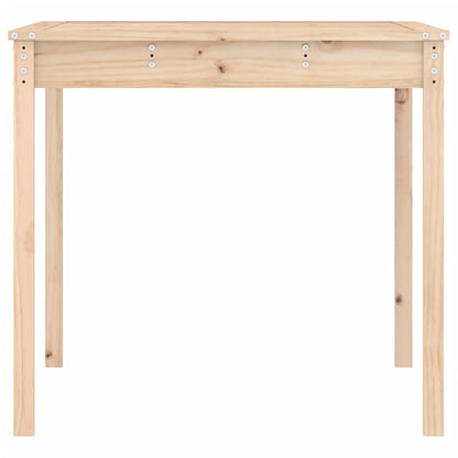vidaXL Garden Table 121x82.5x76 cm Solid Wood Pine - Brown