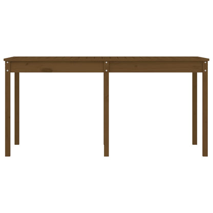vidaXL Garden Table Honey Brown 159.5x82.5x76 cm Solid Wood Pine