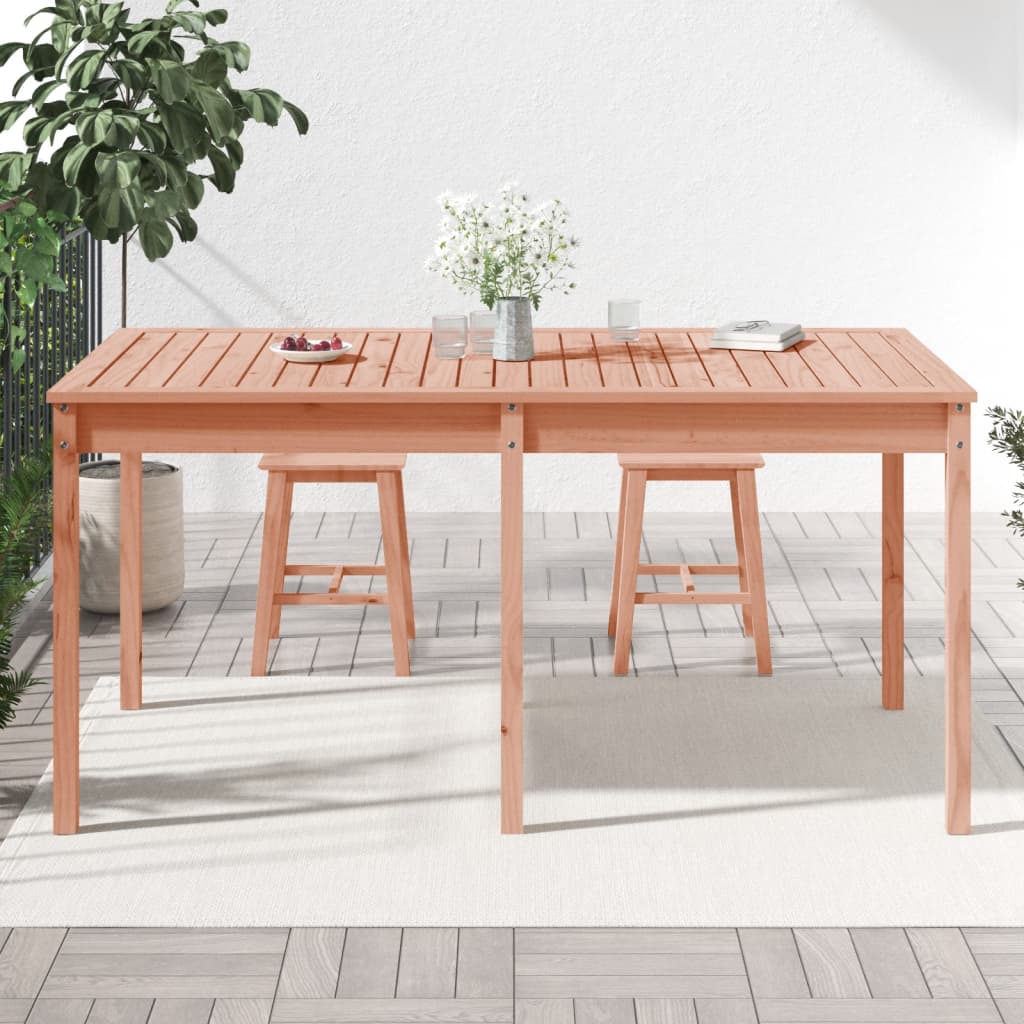 vidaXL Garden Table 159.5x82.5x76 cm Solid Wood Douglas - Brown