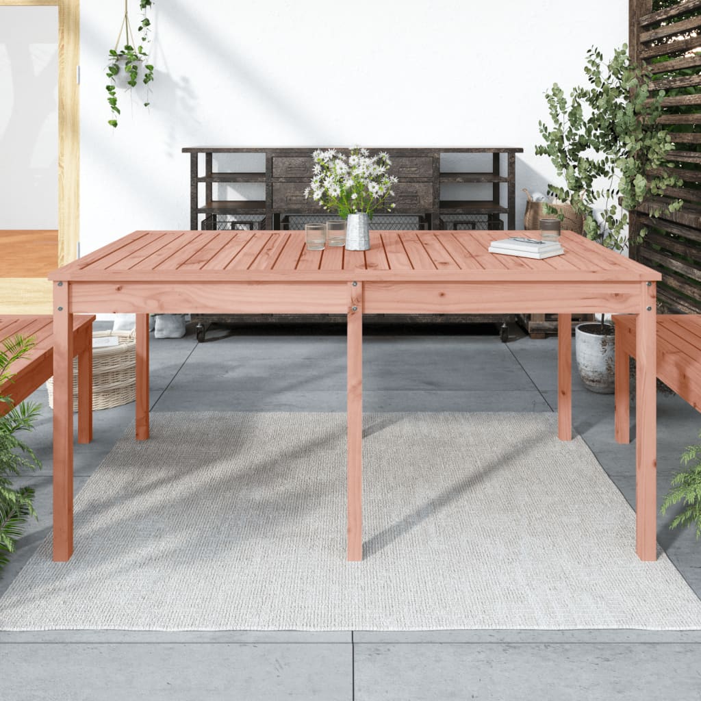 vidaXL Garden Table 159.5x82.5x76 cm Solid Wood Douglas - Brown