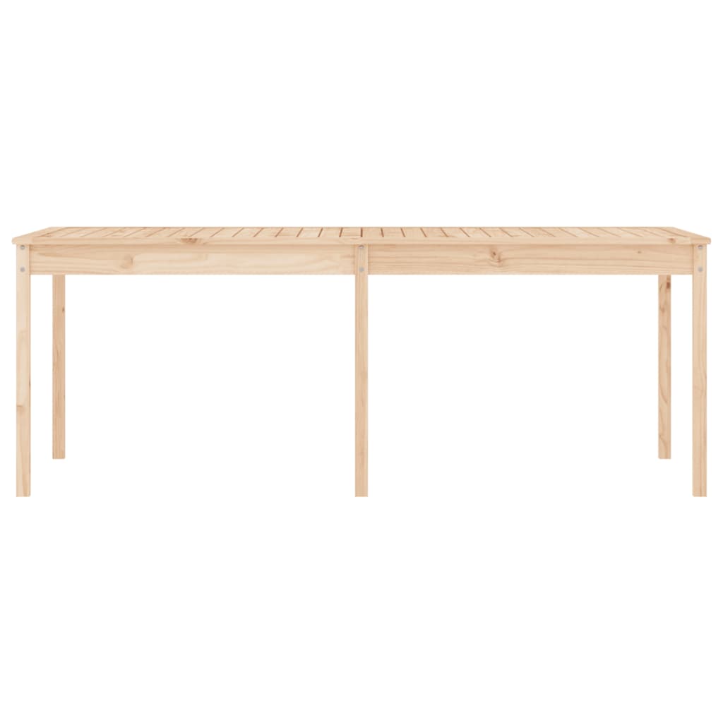 vidaXL Garden Table 203.5x100x76 cm Solid Wood Pine - Brown