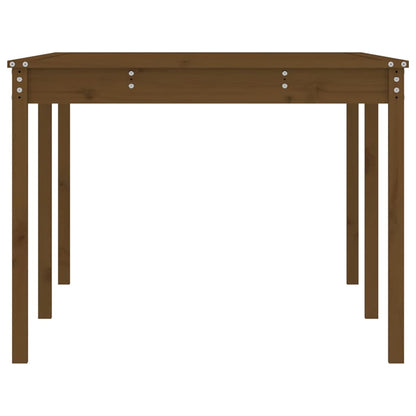 vidaXL Garden Table Honey Brown 203.5x100x76 cm Solid Wood Pine
