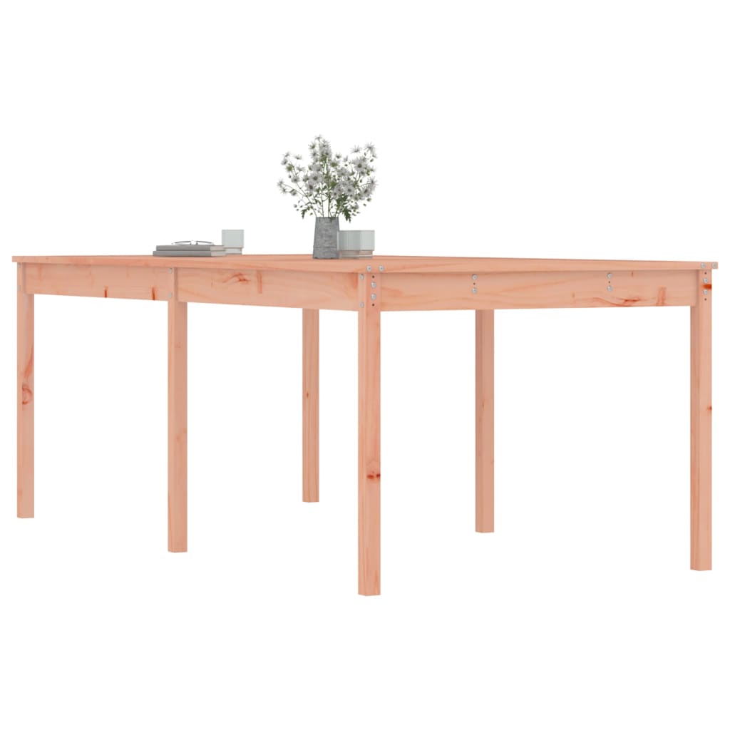 vidaXL Garden Table 203.5x100x76 cm Solid Wood Douglas - Brown
