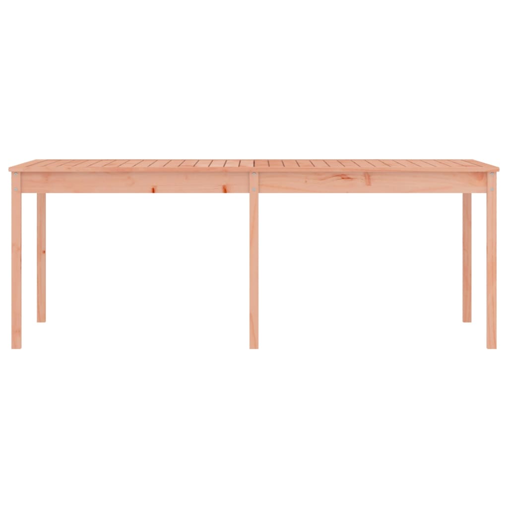 vidaXL Garden Table 203.5x100x76 cm Solid Wood Douglas - Brown