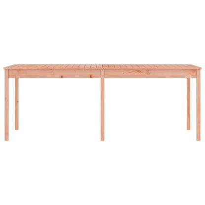 vidaXL Garden Table 203.5x100x76 cm Solid Wood Douglas - Brown