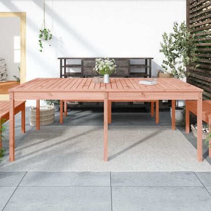 vidaXL Garden Table 203.5x100x76 cm Solid Wood Douglas - Brown
