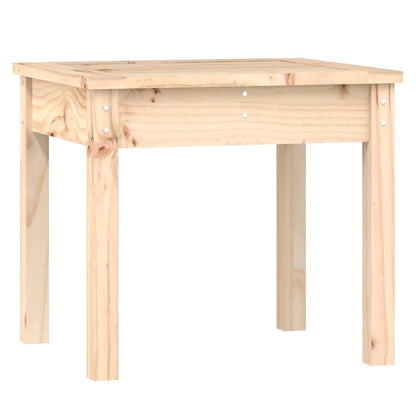 vidaXL Garden Bench | Natural pine | Solid pine wood | Compact | Simplistic - Brown - 50 x 44 x 45 cm