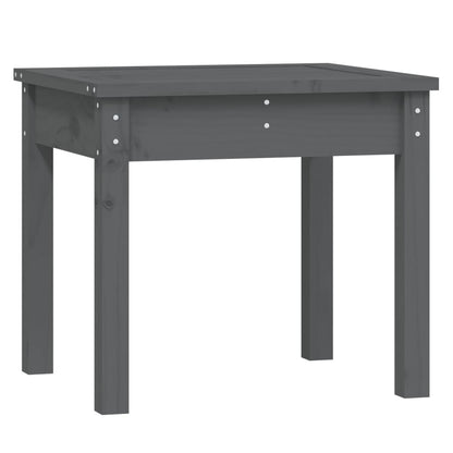vidaXL Garden Bench | Grey | Solid Pine Wood | Standard | Durable | Garden Bench - 50 x 44 x 45 cm