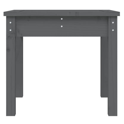 vidaXL Garden Bench | Grey | Solid Pine Wood | Standard | Durable | Garden Bench - 50 x 44 x 45 cm