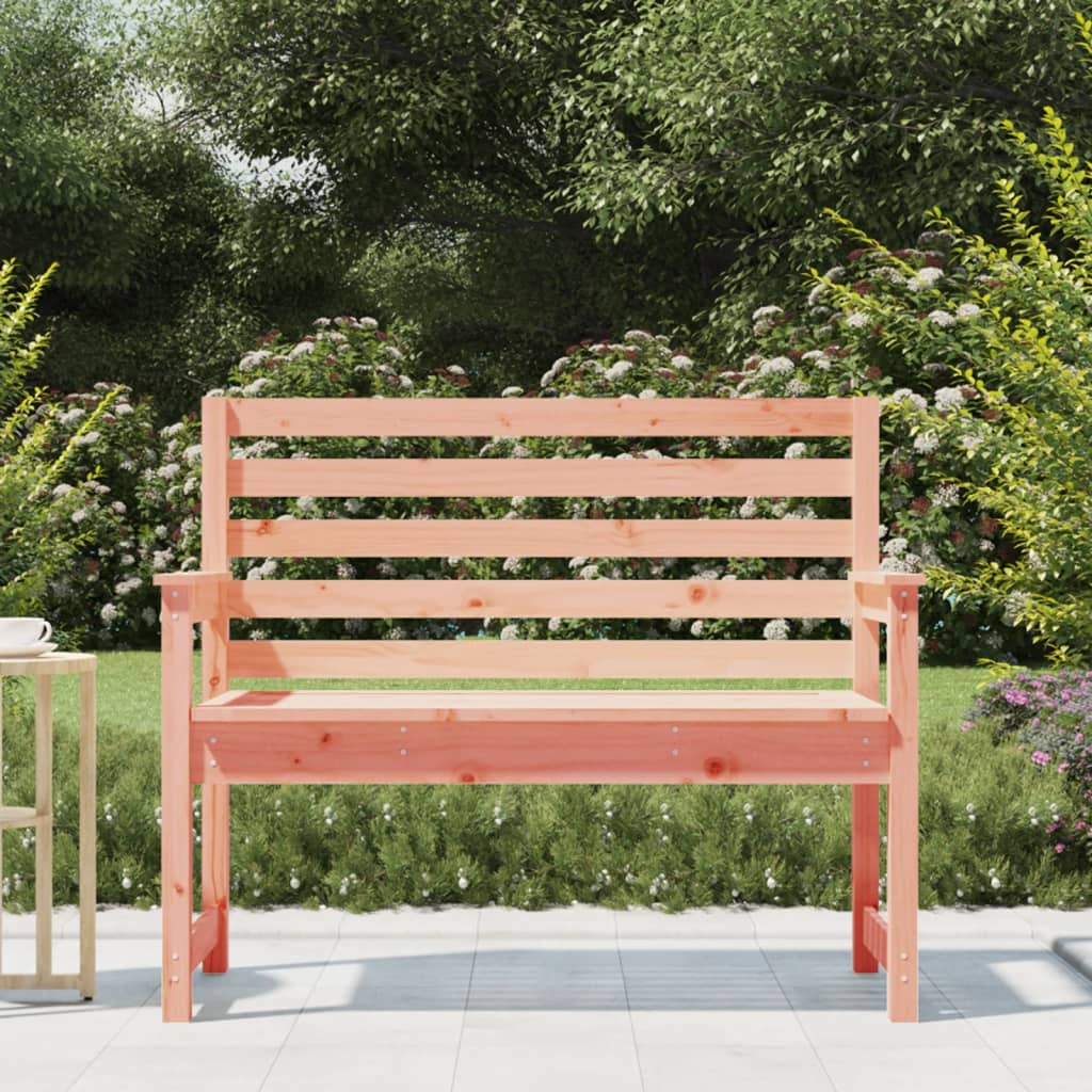 vidaXL Garden Bench 109x48x91.5 cm Solid Wood Douglas - Brown