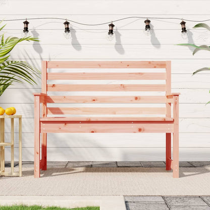 vidaXL Garden Bench 109x48x91.5 cm Solid Wood Douglas - Brown